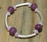 purple tube bracelet